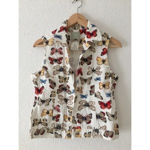 Colorful Esprit Butterfly Vest
